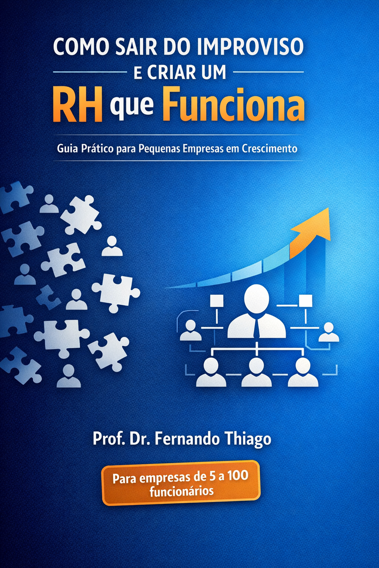 Capa do Ebook Como Sair do Improviso e Criar um RH que Funciona